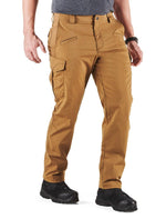 5.11 Tactical Men's Icon Pants, Straight Fit, Gusseted, 8 Pockets, Style 74521, Kangaroo, 32W x 32L