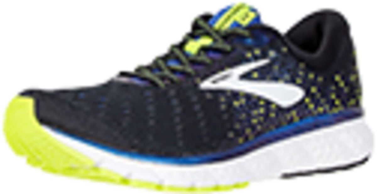 Brooks Mens Glycerin 17 Running Shoe - Black/Blue/Nightlife - 2E - 9.0