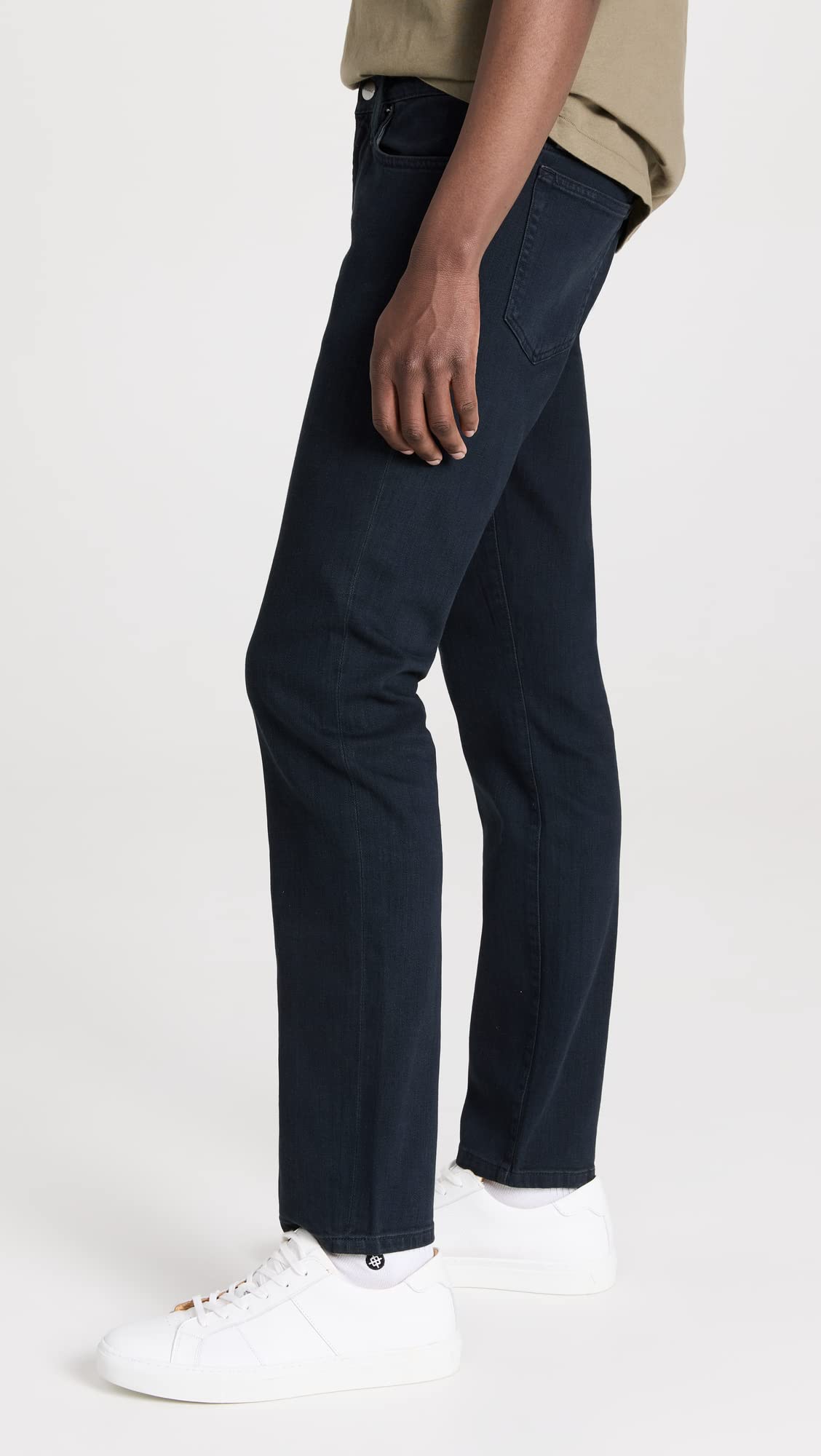 FRAME Men's L'Homme Slim Leg Jeans, Placid, Blue, 30