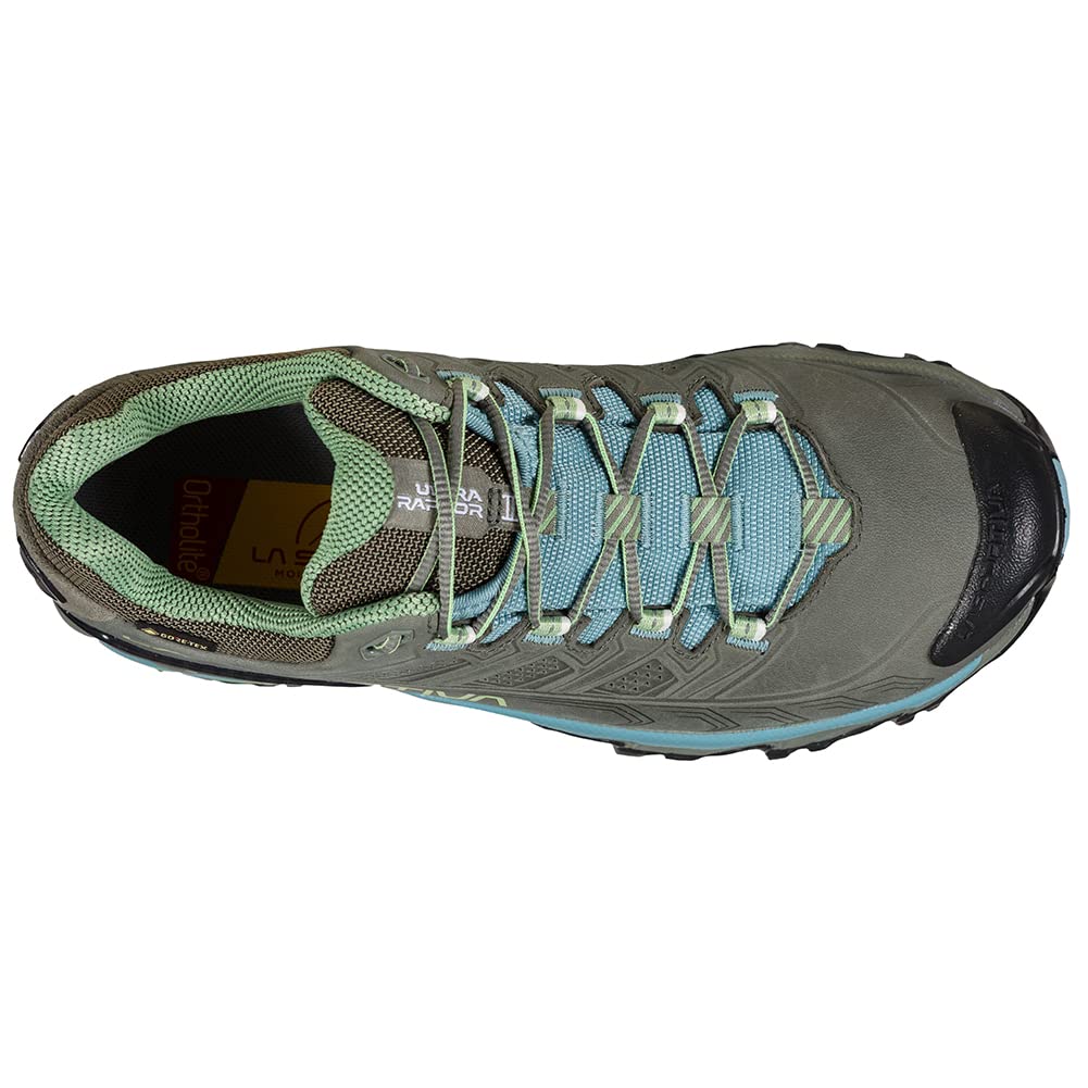 La Sportiva Womens Ultra Raptor II Leather GTX Hiking Shoes, Clay/Mist, 7.5-8