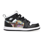Jordan Baby Boy's 1 Mid (Infant/Toddler) Black/Dark Concord/New Emerald 4 Toddler M
