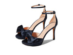 kate spade new york® Bridal Bow Sandals for Women – Satin Upper – Bow Detailing – Stiletto Heels Blazer Blue 5.5 M