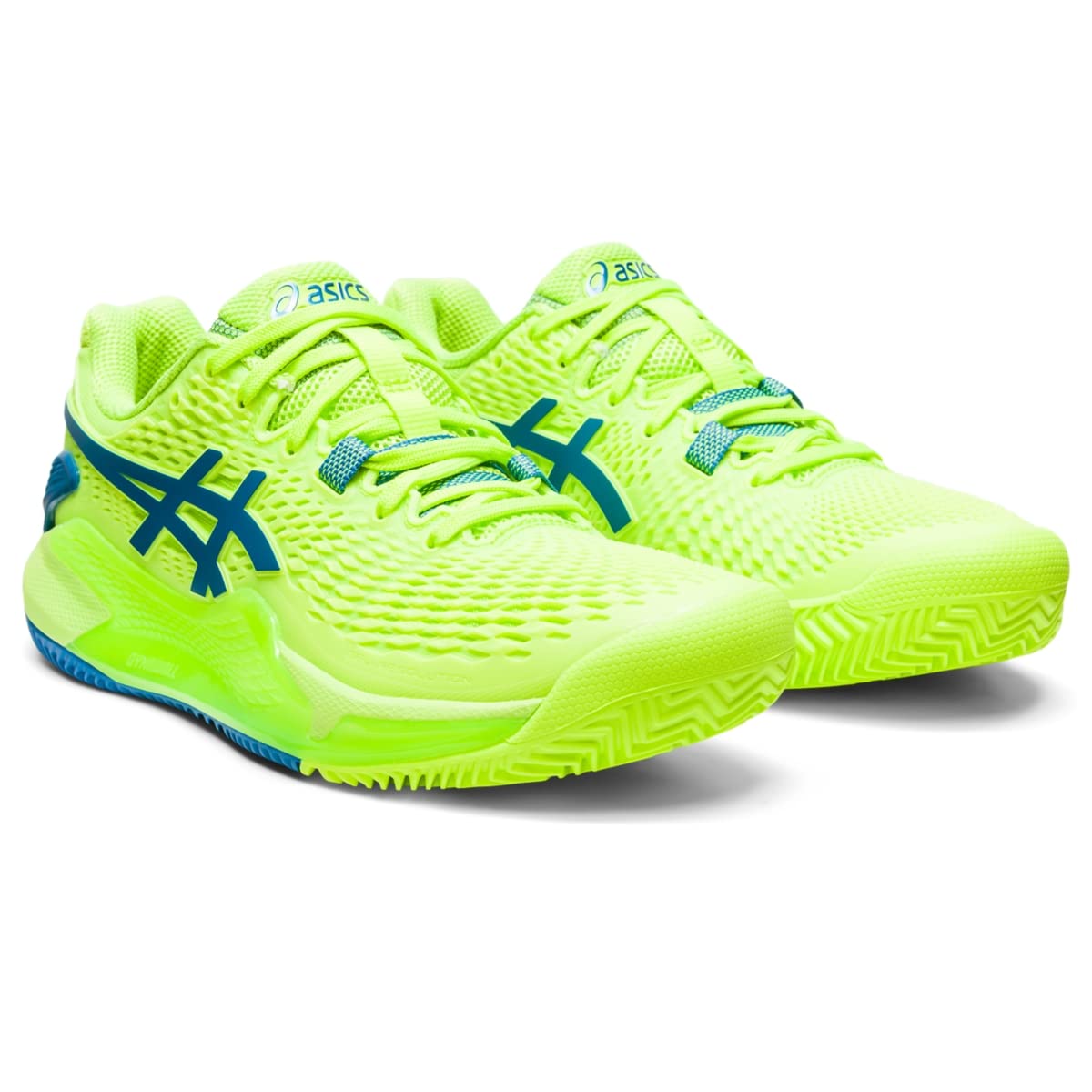 ASICS Gel-Resolution 9 Clay Hazard Green/Reborn Blue 7.5 B (M)