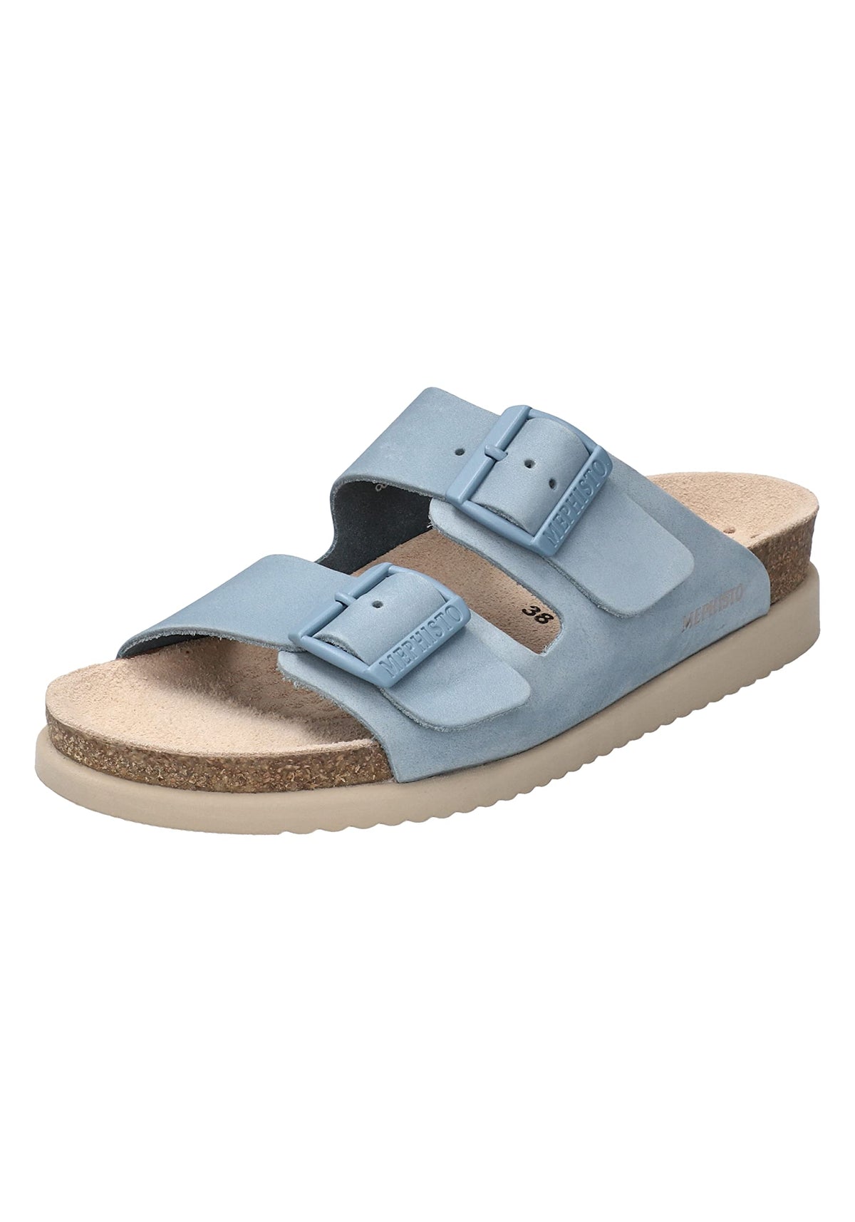 Mephisto Women's Hester Sandal, Sky Blue, 5