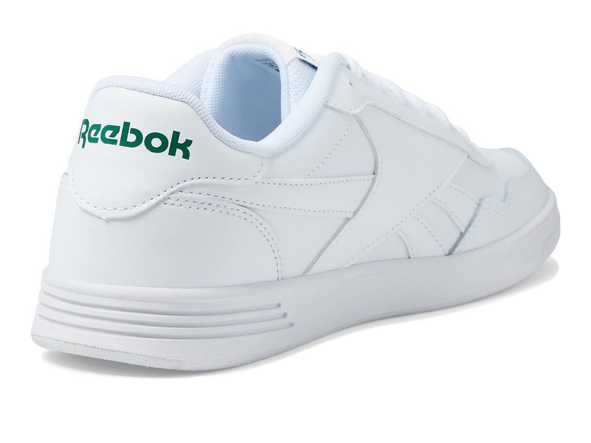 Reebok Unisex Court Advance Sneaker, White/Clover Green, 10.5 US Men