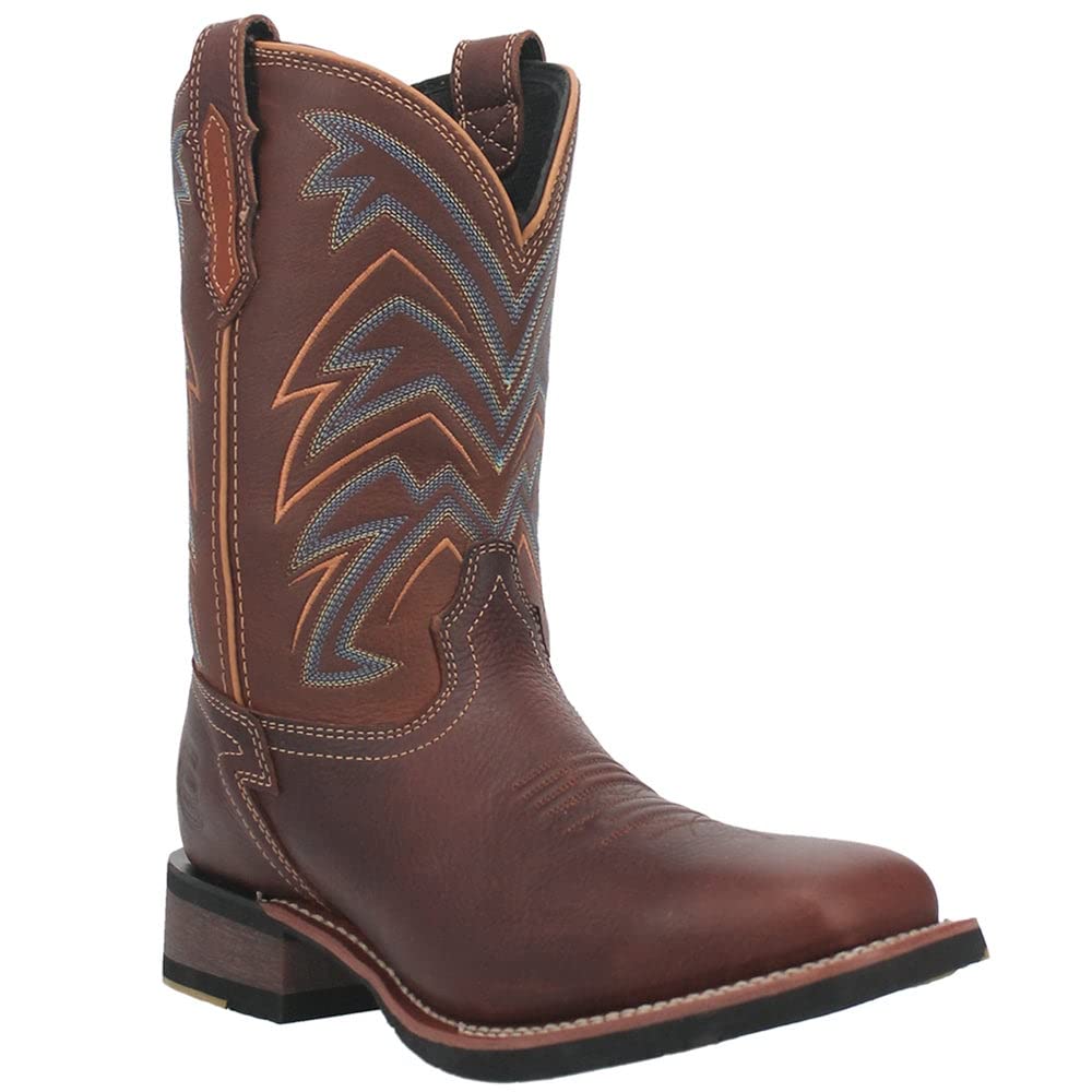 Dan Post Boots Men's Arrowhead Western Boot, Brown, 8
