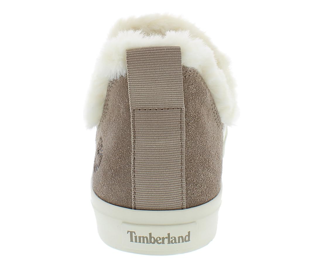 Timberland Women's Skyla Bay Warm Lined Slip-Ons, Taupe Suede, 5.5 Medium