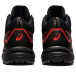 ASICS Men's Gel-Venture 8 Mid Top Running Shoes, 8.5, Black/Cherry Tomato