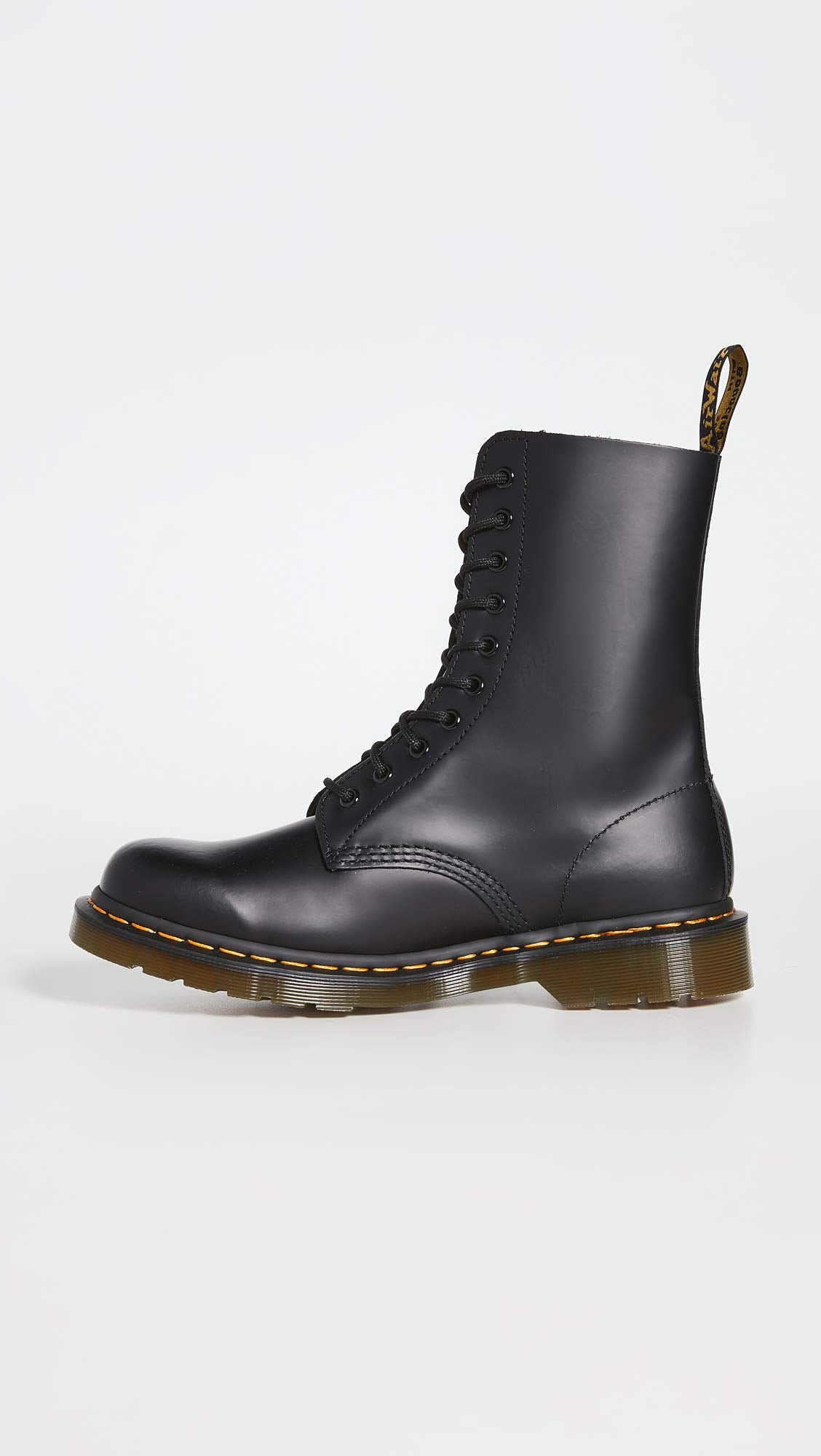 Dr. Martens 1490 Lace-Up Boot,Black Smooth,UK 8 (US Men's 9, Women's 10) M US