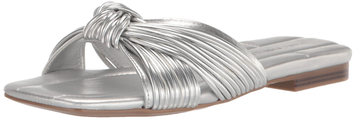 Marc Fisher Women's Laury Sandal, Silver 040, 6.5
