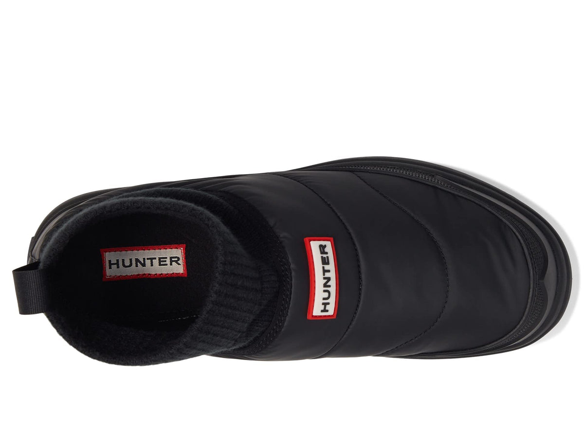 Hunter in/Out Puffer Knit Boot Black 11 M