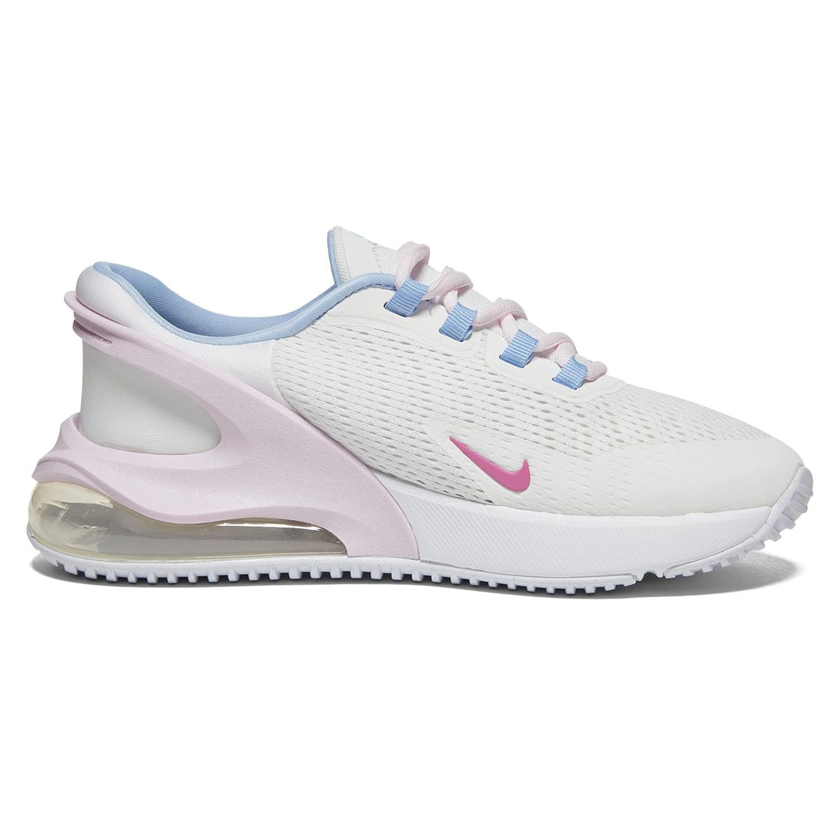 Nike Boy's Air Max 270 Go (Big Kid) 2 Little Kid Summit White/Cosmic Fuchsia/Cobalt Bliss