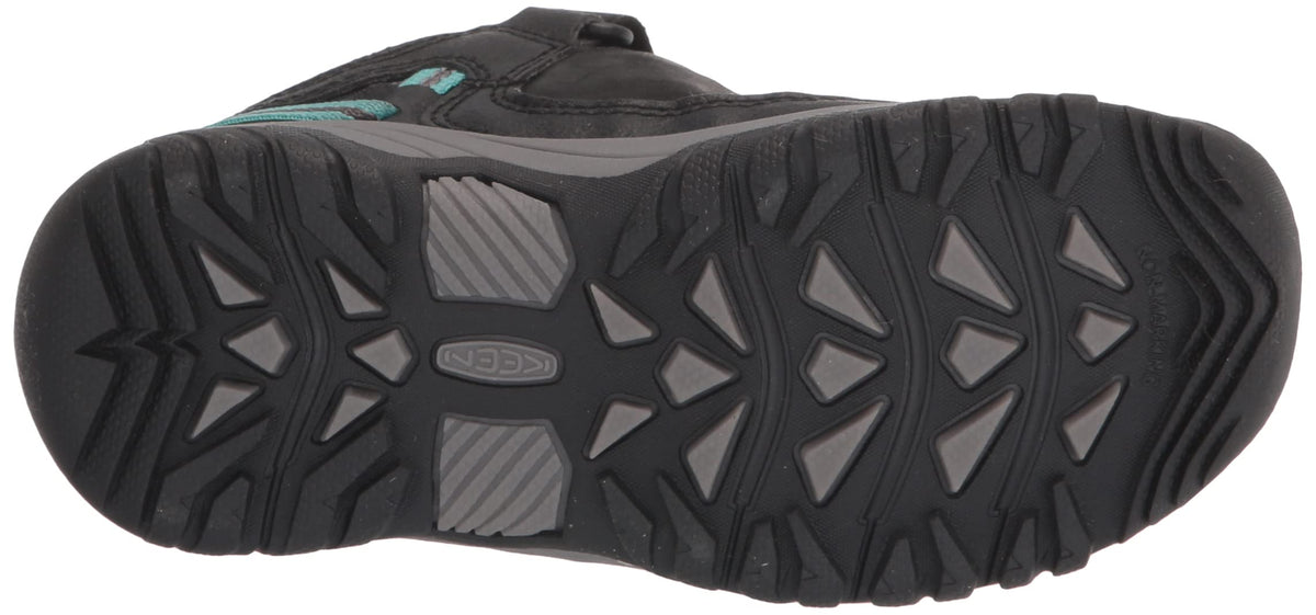 KEEN Unisex-Child Targhee Low Height Waterproof Hiking Shoe 11 Little Kid Black/Star White