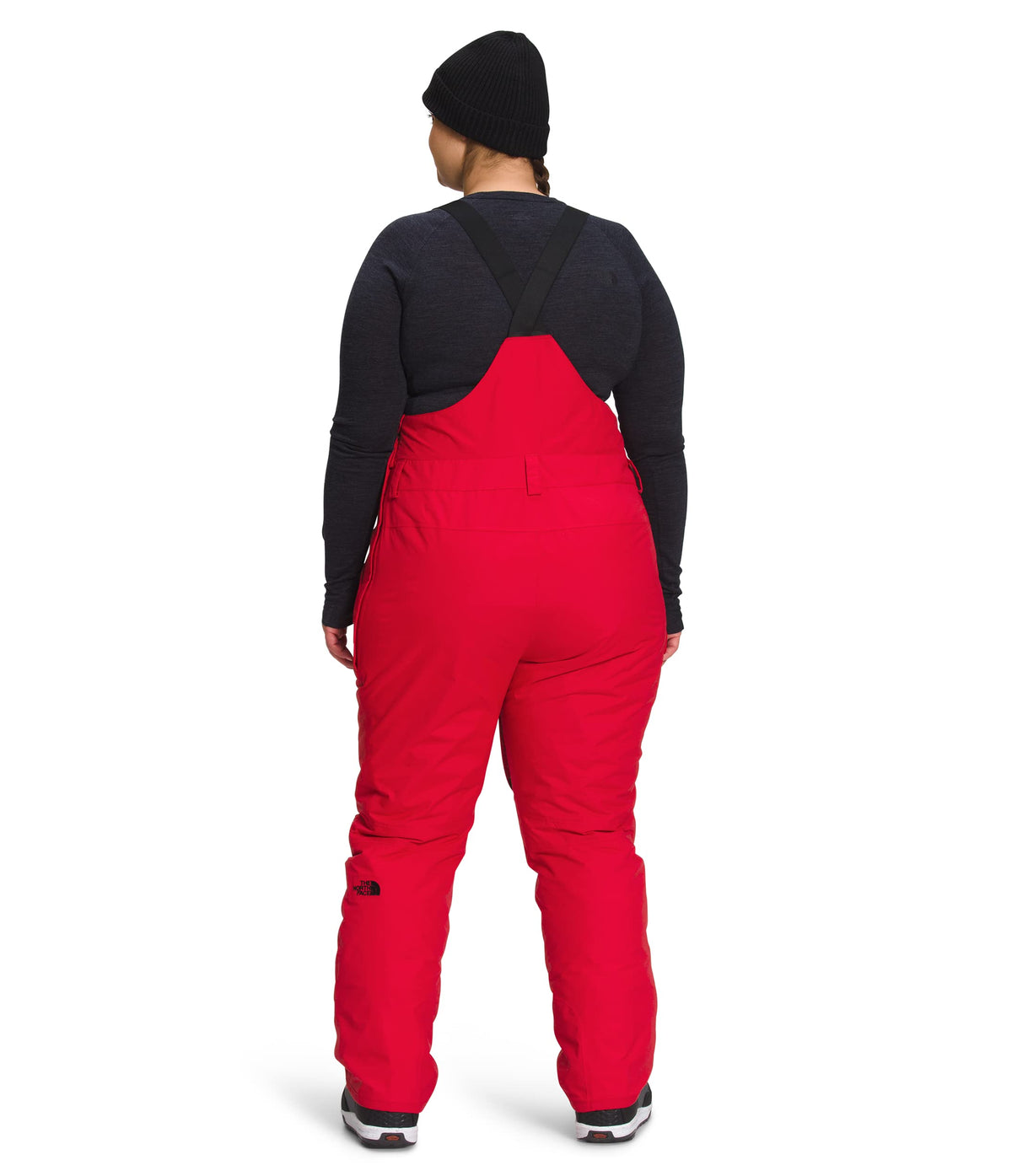 THE NORTH FACE Women's Plus Freedom Insulated Bib, TNF Red, 2X Short