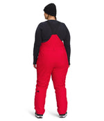 THE NORTH FACE Women's Plus Freedom Insulated Bib, TNF Red, 2X Short