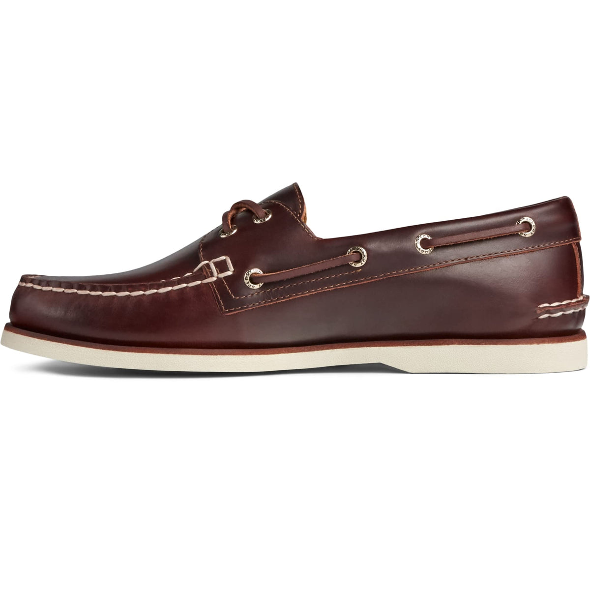 Sperry Men's Gold Cup Authentic Original 2-Eye Boat Shoe, Amaretto, 7