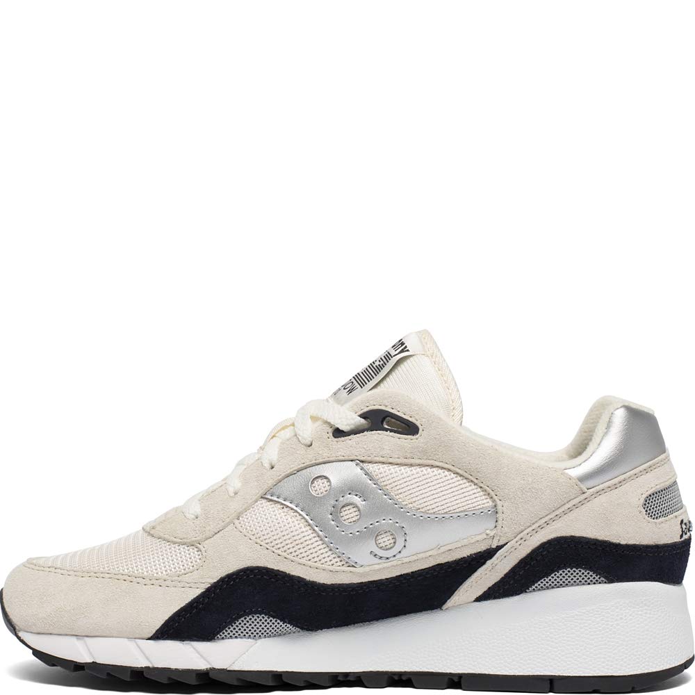 Saucony Women's Shadow 6000 Sneaker, Antique/Silver, 5 Medium