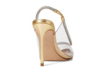 SCHUTZ Audrey 5 Ouro Claro Orchid/Transparente/Cristal