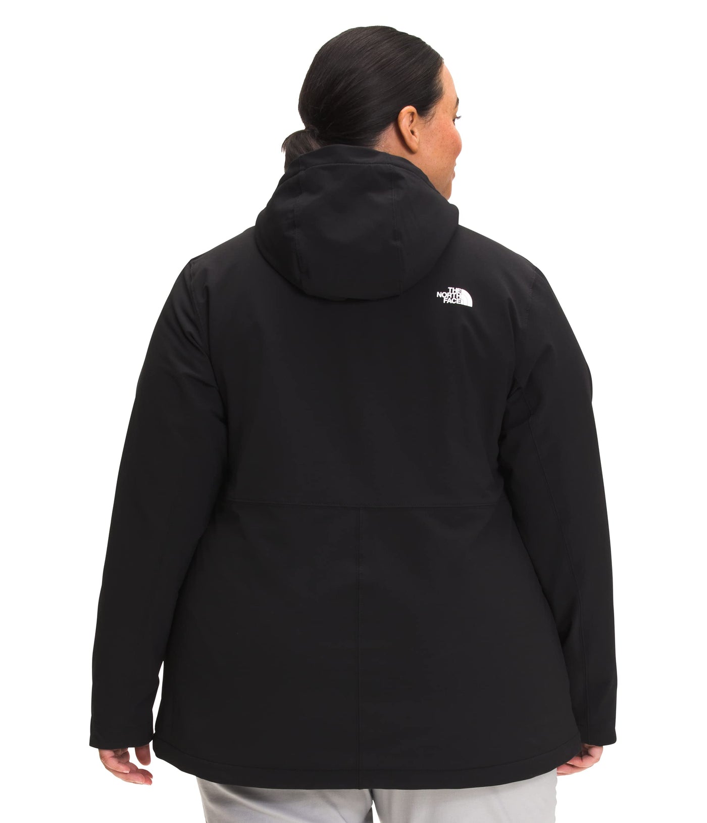 THE NORTH FACE Women's Shelbe Raschel Hoodie (Standard and Plus Size), TNF Black 2, 3X Plus