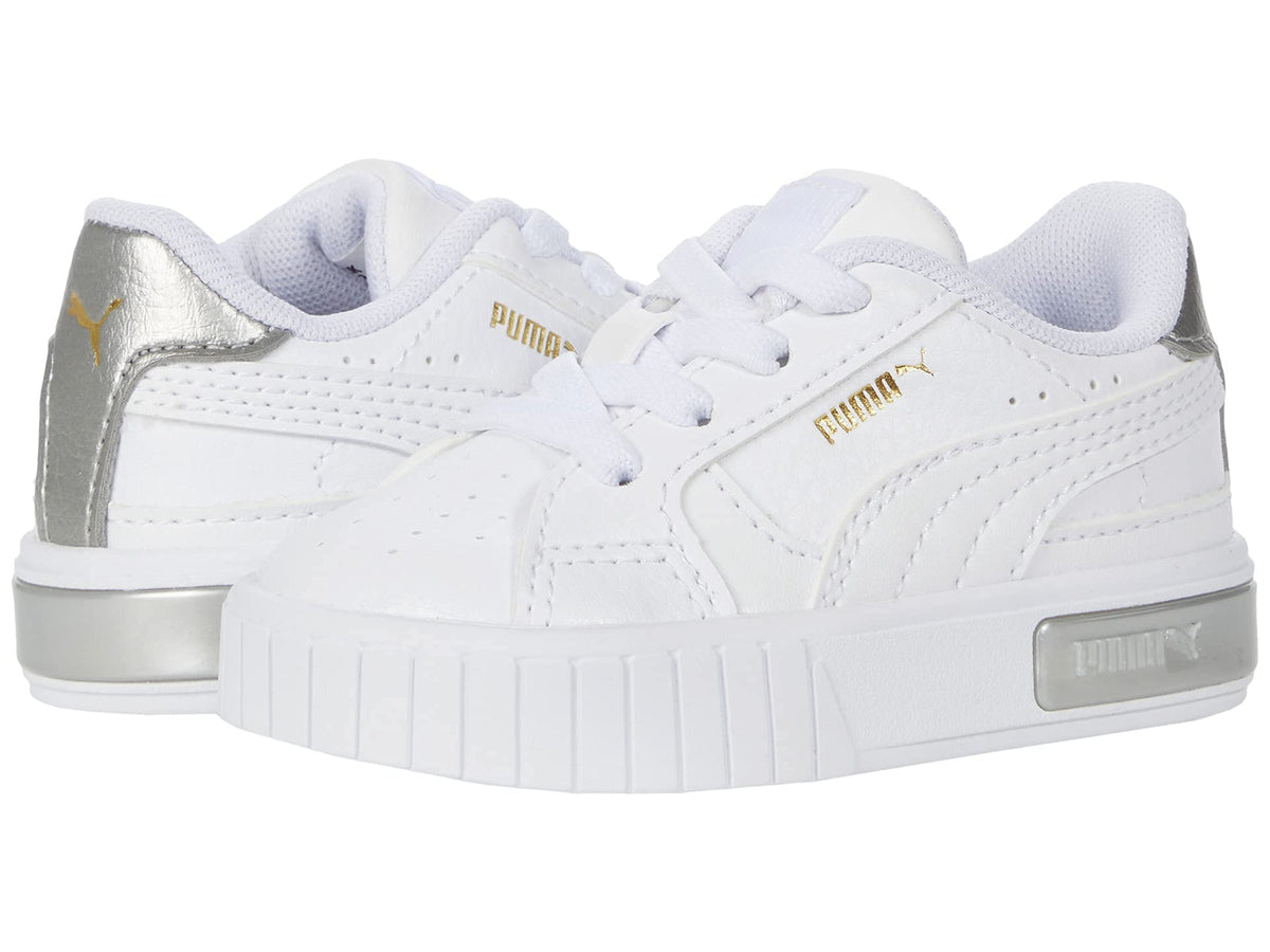 PUMA Baby Girl's Cali Star Metallic AC (Toddler) Puma White/Puma White 6 Toddler M