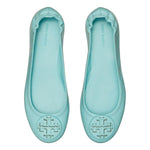 Tory Burch Minnie Travel Ballet, Soft Naplak Leather, Island Blue (9)