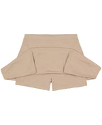 Nautica Girls' Big School Uniform Sensory-Friendly Performance Pleated Scooter, Khaki, 12