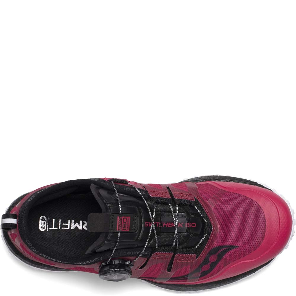 Saucony Women's Switchback ISO Trail Running Shoe 10 Barberry | Black