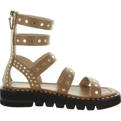 Stuart Weitzman Gala Lift Studs Sandal Tan 5 M