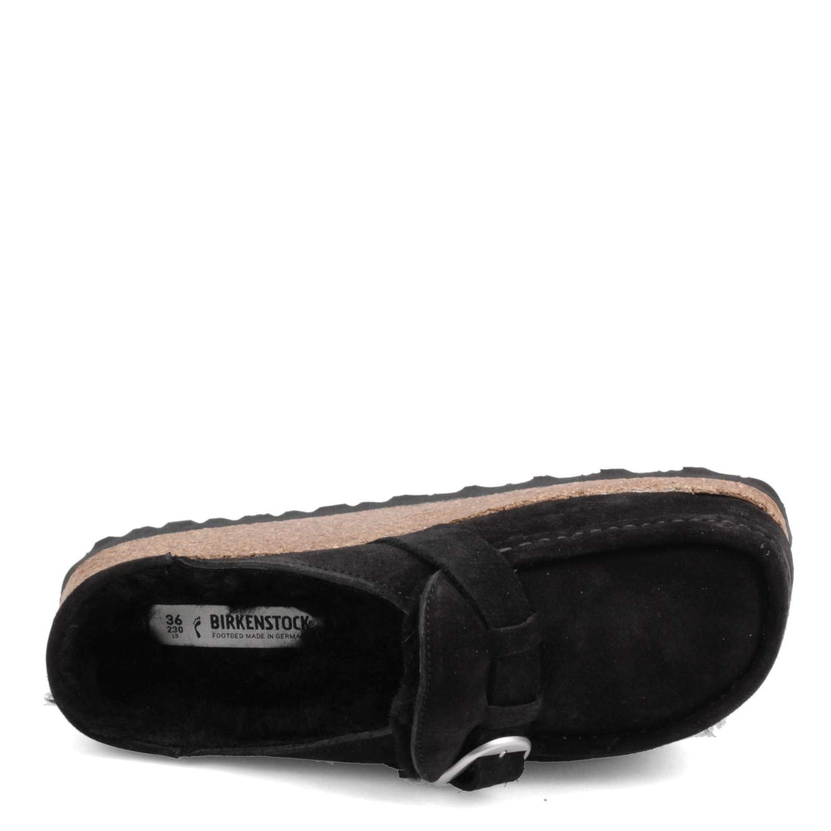 Birkenstock Women's Moccasin Buckley-Tea Sd N 9-9.5 Narrow Black