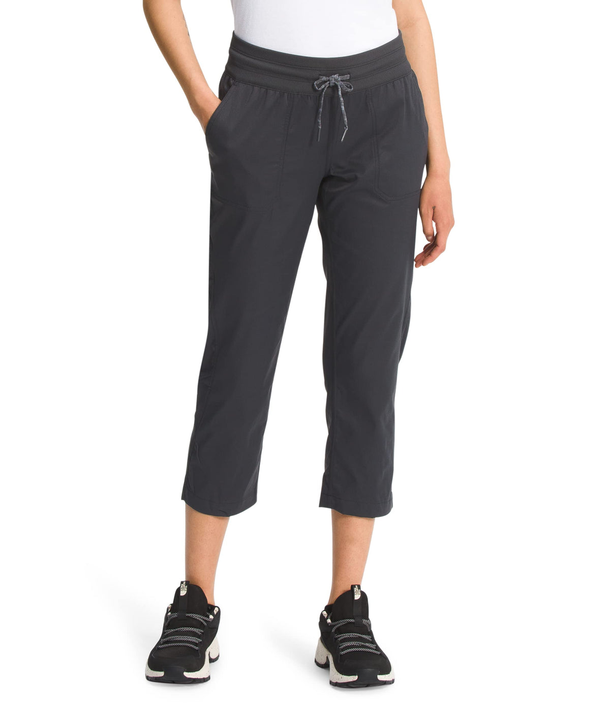 The North Face Women's Aphrodite Motion Capri, Asphalt Grey, Large