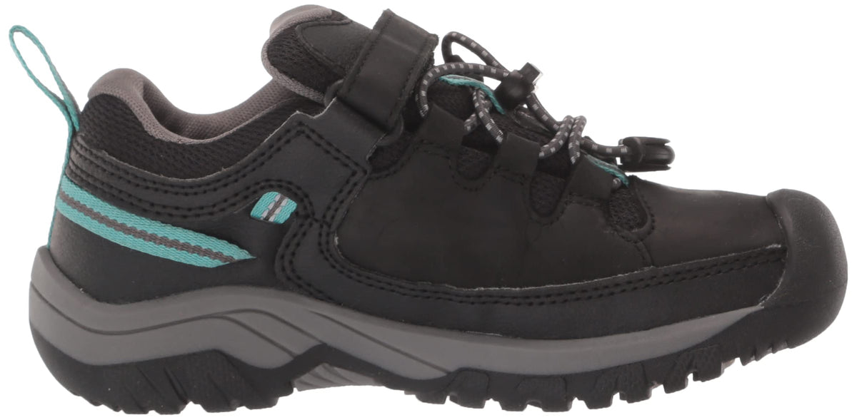 KEEN Unisex-Child Targhee Low Height Waterproof Hiking Shoe 11 Little Kid Black/Star White