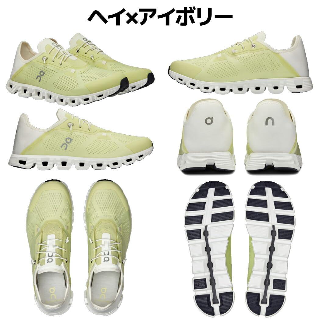 On Men's Cloud 5 Coast Sneakers Running Shoes (Hay - Ivory, US Footwear Size System, Adult, Men, Numeric, Medium, 11)