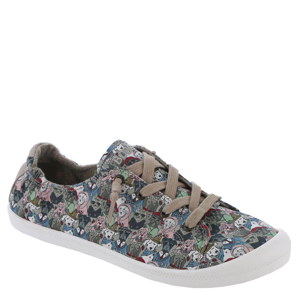 Skechers BOBS Women's 114065 Sneaker, Taupe Multi, 8