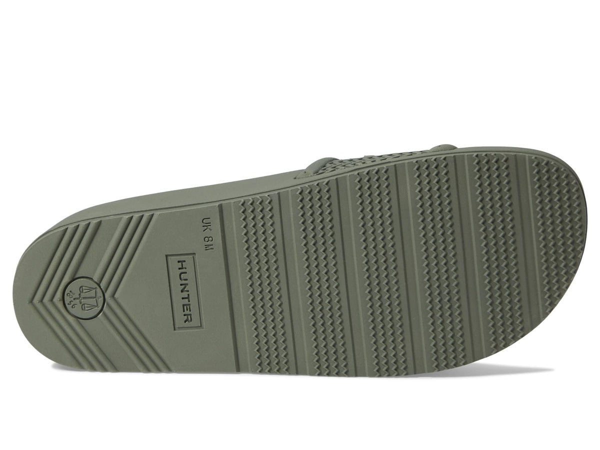 Hunter Bloom Foam Slide Lichen Green 11 M