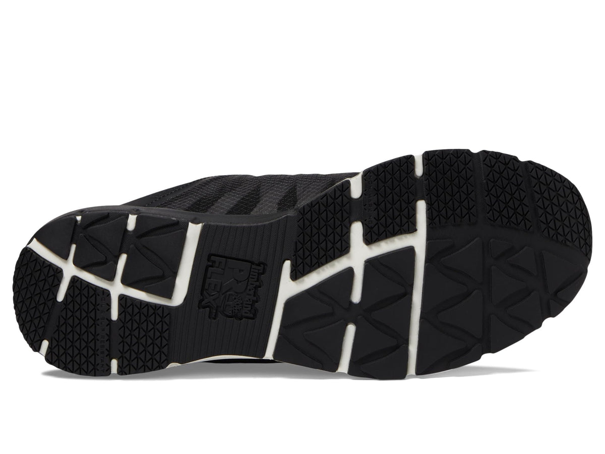 Timberland PRO® Radius Soft Toe Men’s Sneakers – PRO Flex Technology – HoverSpring™ Foam Black/White 12 D - Medium