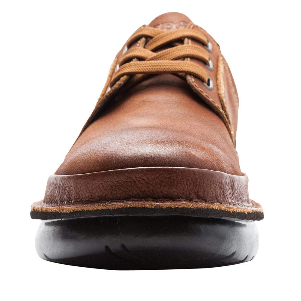 Propét Men's Villager Oxford Walking Shoe, Cognac, 14 Narrow