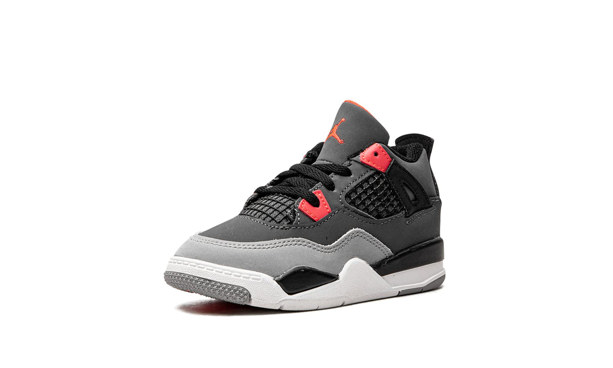 Jordan Toddler Air Jordan 4 TD BQ7670 061 Infared - Size 4C White