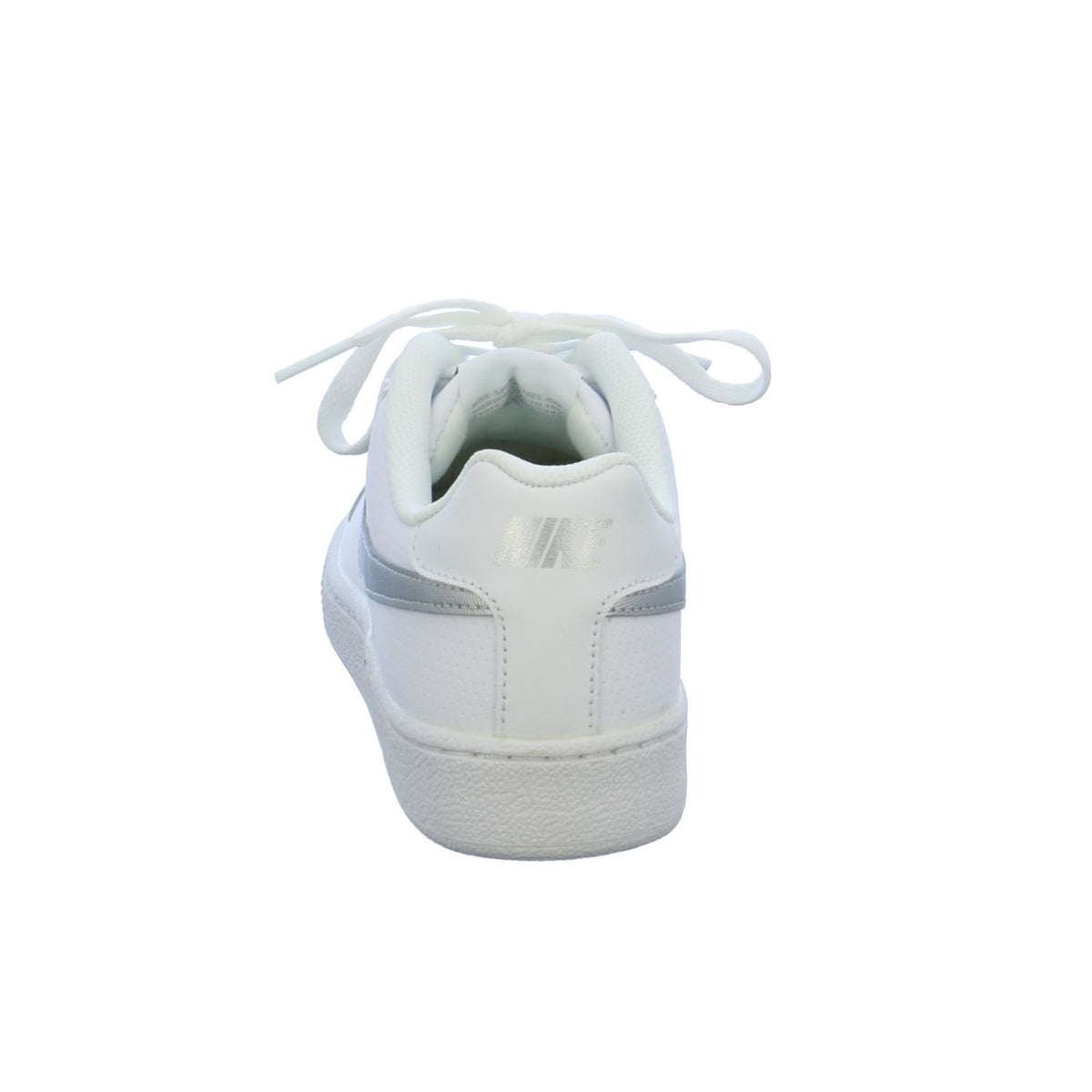 Nike Women's Low-Top Sneakers Tennis Shoes, White Metallic Silver, 11