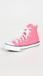 Converse Women's Chuck Taylor All Star High Top Sneakers, Hyper Pink, 8 Medium US