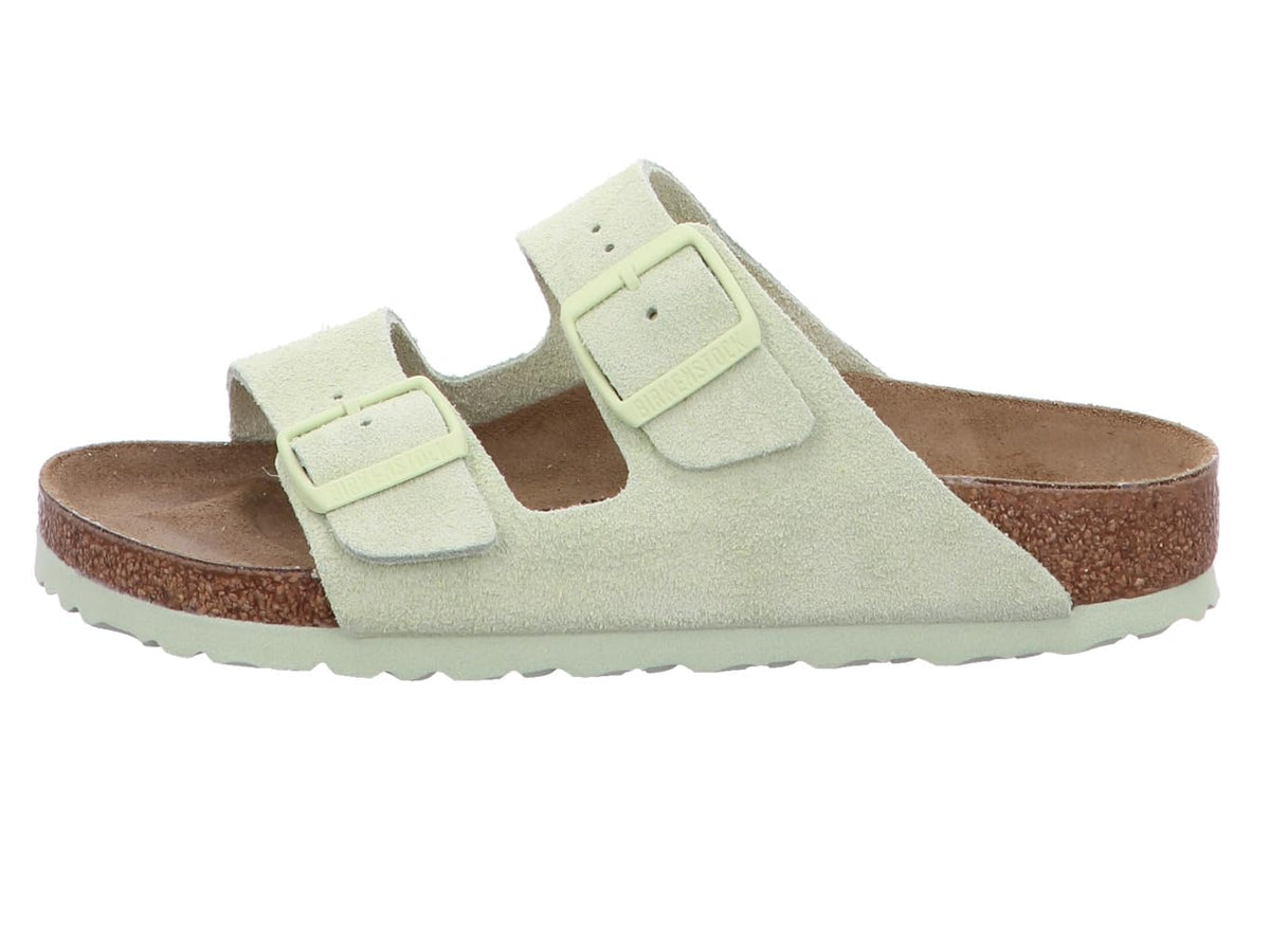 Birkenstock Unisex's Glides Slides, Green, 6 AU