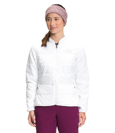THE NORTH FACE Women's Clementine Triclimate Insulated Ski Jacket, TNF White, Large
