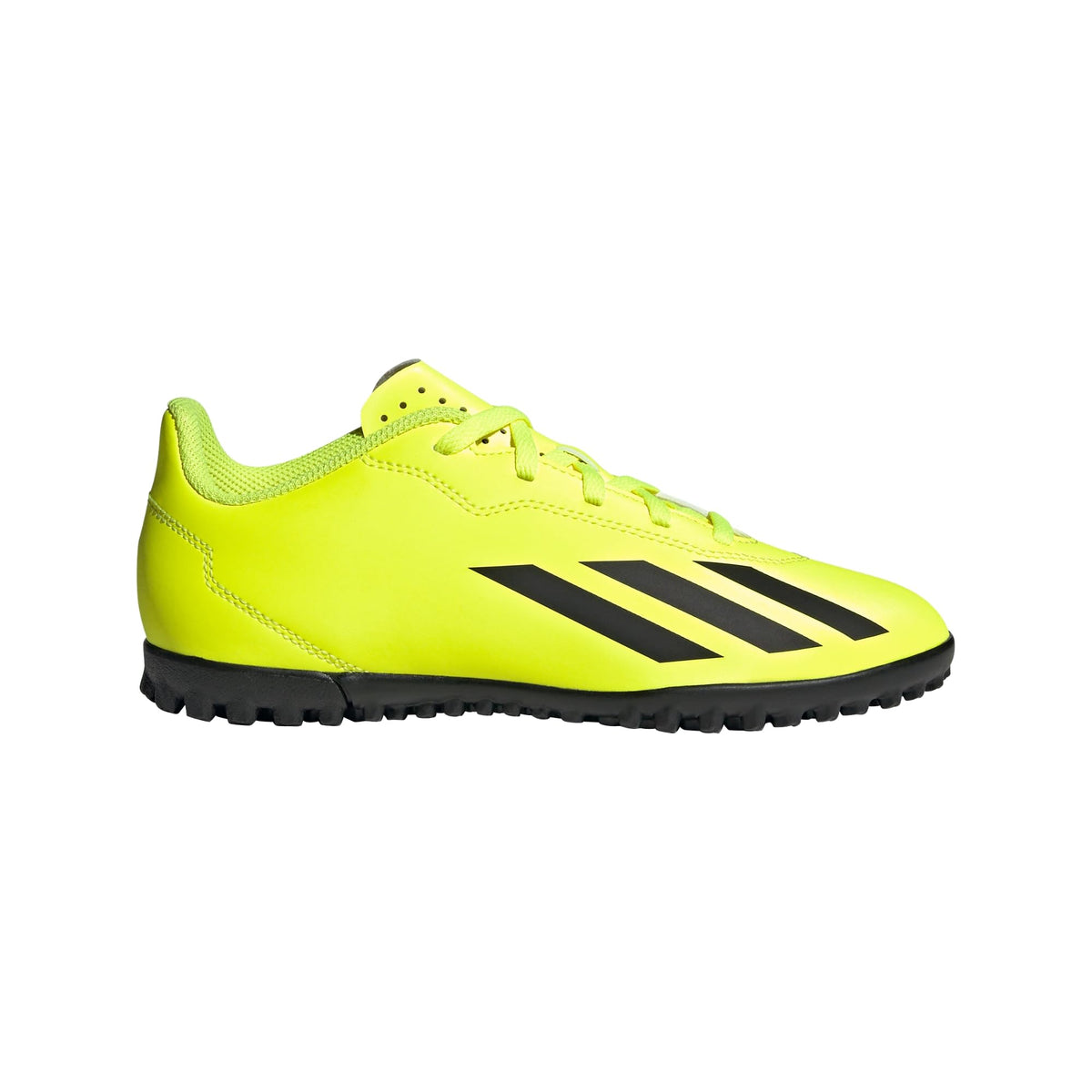 adidas Soccer X Crazyfast Club Turf (Little Kid/Big Kid) Team Solar Yellow/Black/White 3 Little Kid M