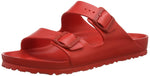Birkenstock Unisex Arizona Essentials Slide-On Sandal, Active Red, 11-11.5 Women/9-9.5 Men, 42EU