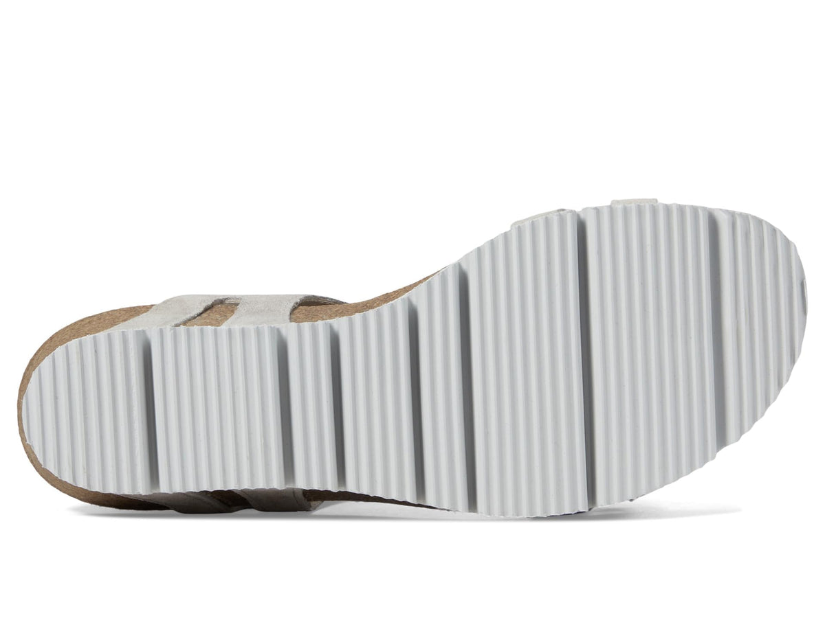 Mephisto Women's Emelia Wedge Sandal, Light Taupe Monaco, 8