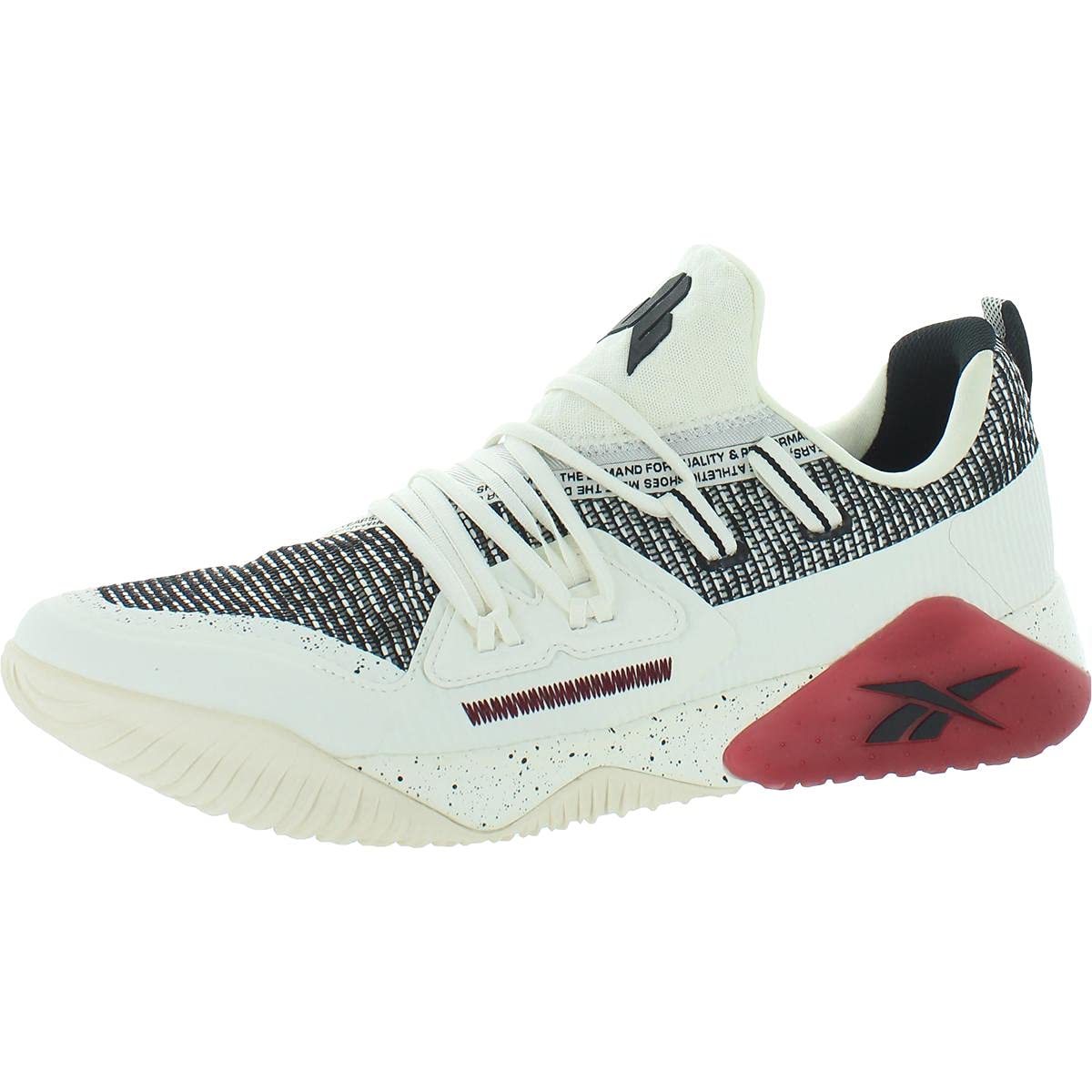 Reebok Men's JJ III Cross Trainer, Chalk/Lux Maroon/Black, 13 M US