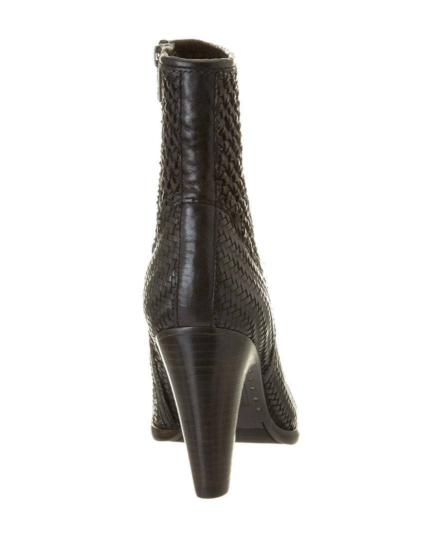 Frye Celeste Short Woven Black Woven Soft Full Grain 8