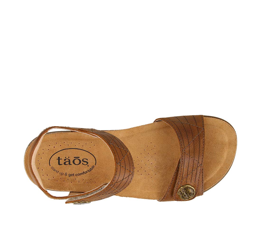 Taos Footwear Women's Pioneer Tan Sandal 10 M