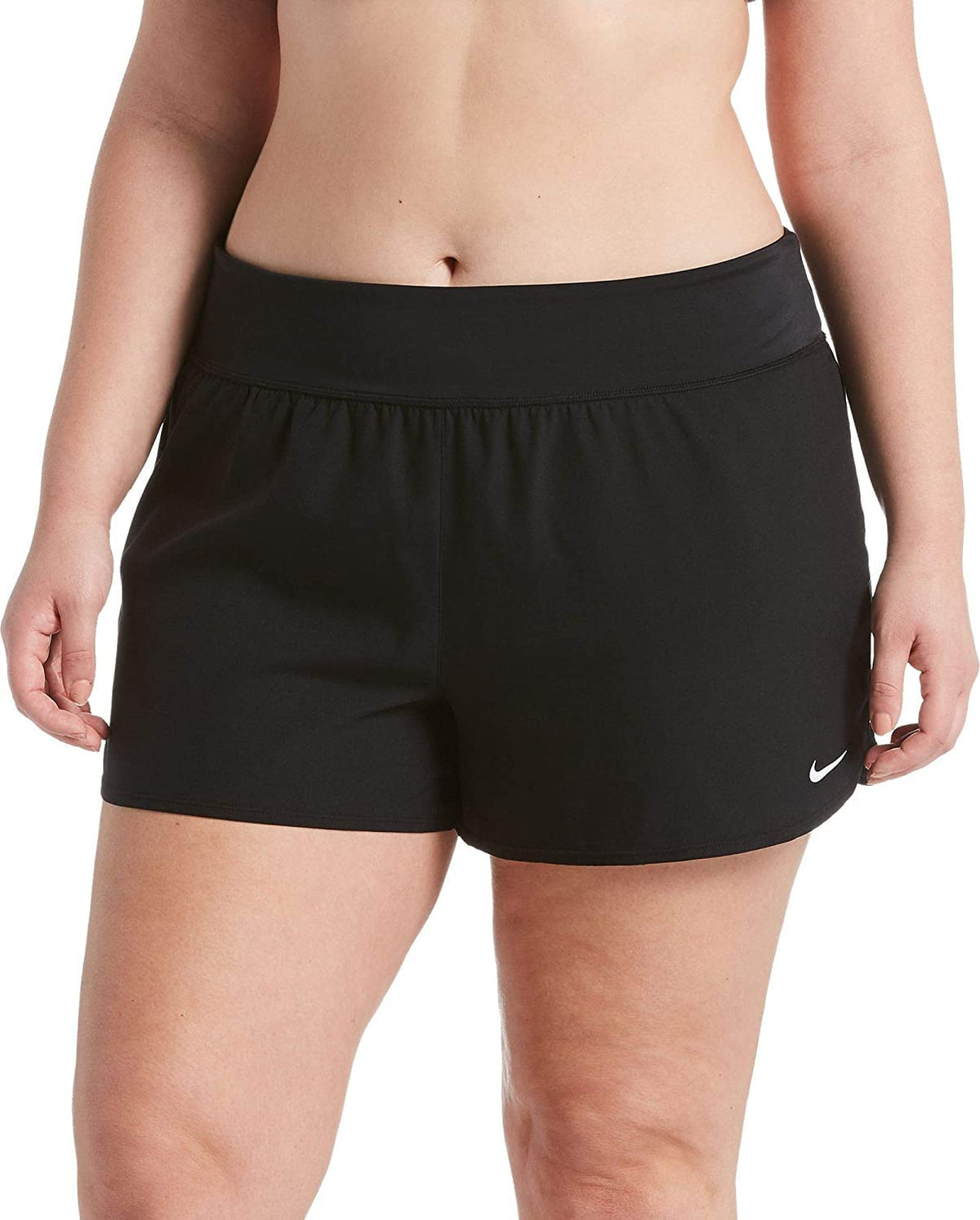Nike Women's Solid Element Swim Boardshorts Black 3X