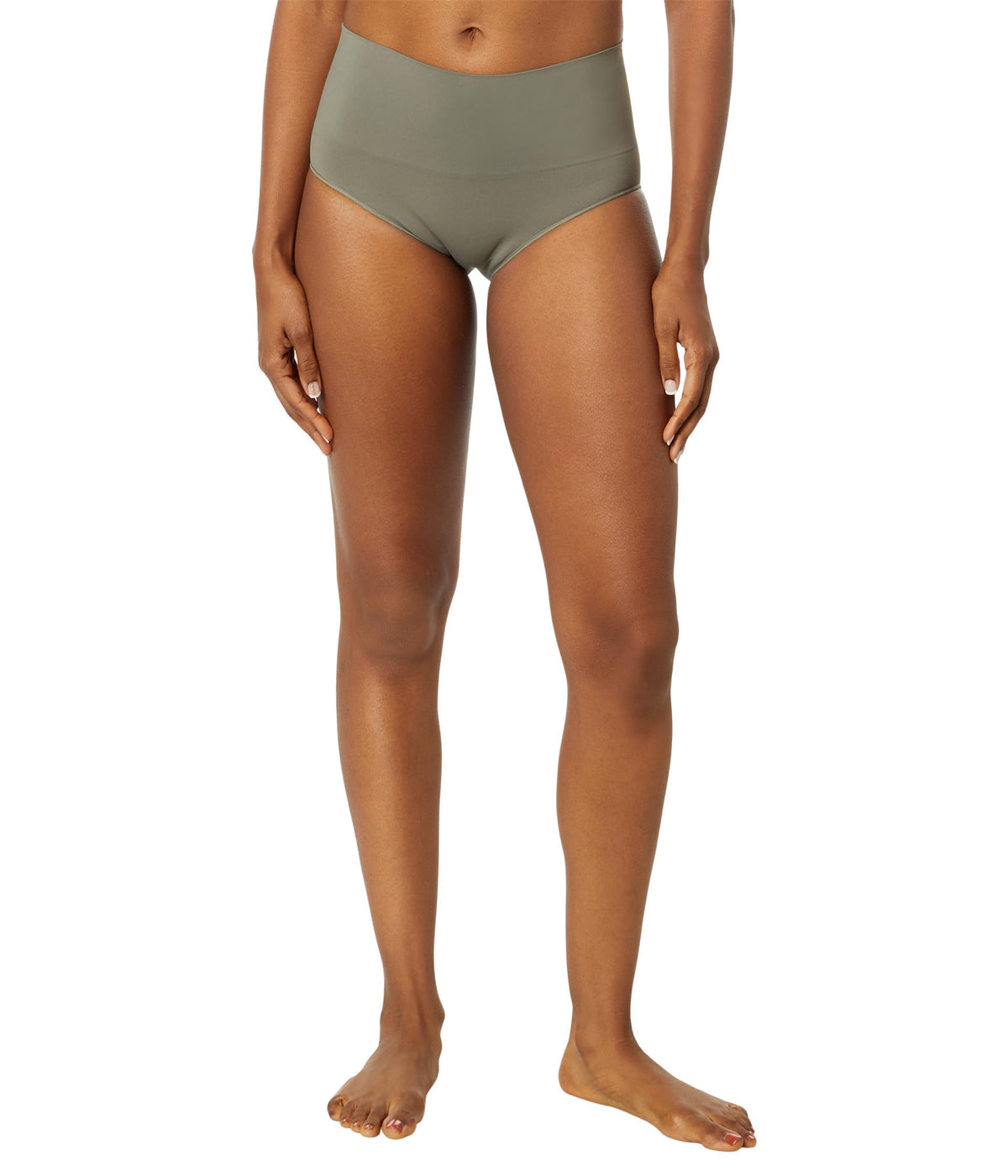 SPANX Ecocare Everyday Shaping Brief Dusty Olive LG - Regular