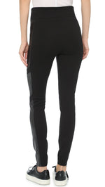 SPANX Women's Moto Leggings, Very Black, Medium
